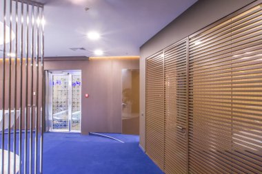 İç modern bir ofis. Şirket ofis mobilya.