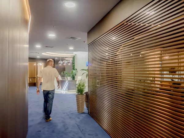 İç modern bir ofis. Şirket ofis mobilya.