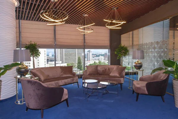 İç modern bir ofis. Şirket ofis mobilya.