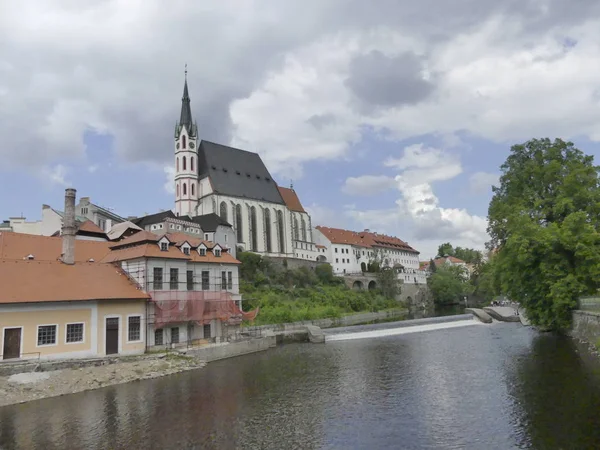 Cesky Krumlov República Checa Mayo 2018 Vista Las Calles Ciudad — Foto de Stock