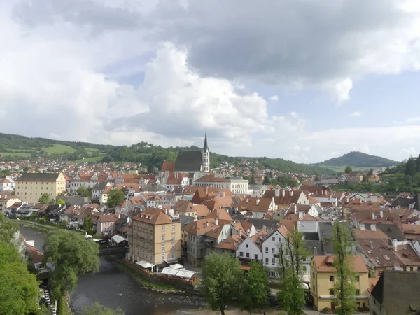 Cesky Krumlov República Checa Mayo 2018 Vista Las Calles Ciudad — Foto de Stock