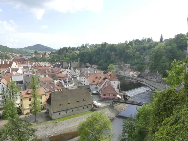 Cesky Krumlov República Checa Mayo 2018 Vista Las Calles Ciudad — Foto de Stock