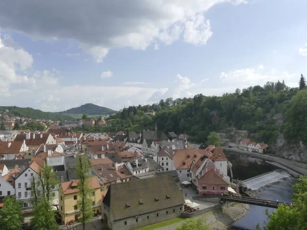 Cesky Krumlov República Checa Mayo 2018 Vista Las Calles Ciudad — Foto de Stock