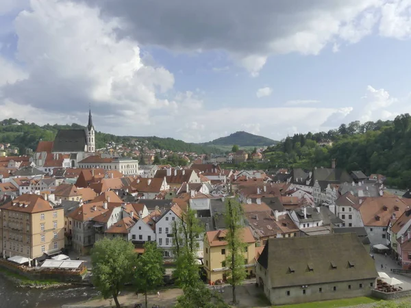 Τσεσκύ Κρούμλοβ Δημοκρατία Της Τσεχίας Μαΐου 2018 Θέα Από Τους — Φωτογραφία Αρχείου