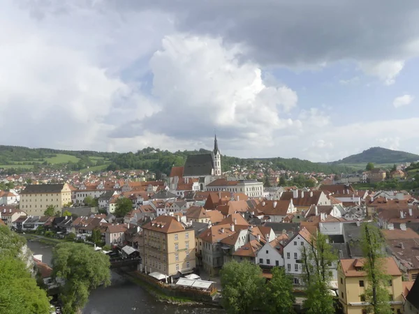 Τσεσκύ Κρούμλοβ Δημοκρατία Της Τσεχίας Μαΐου 2018 Θέα Από Τους — Φωτογραφία Αρχείου