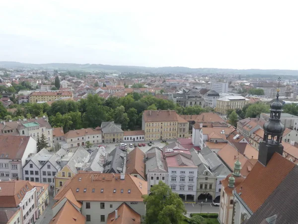 Τσέσκε Μπουντεγιόβιτσε Τσεχία Μαΐου 2018 Θέα Στην Πόλη Σκεπές Παλαιών — Φωτογραφία Αρχείου