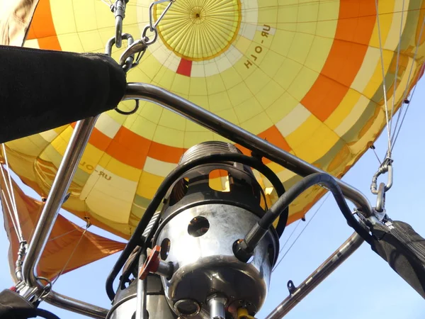 Κίεβο Ουκρανία Και Makarov Οκτωβρίου 2018 Πιλότος Μπαλόνι Ρυθμίζει Ροή — Φωτογραφία Αρχείου