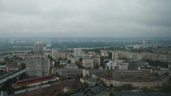 Kiev Ukraina Oktober 2018 Byggnad Kiev Med Flera Hyreshus Utsikt — Stockfoto