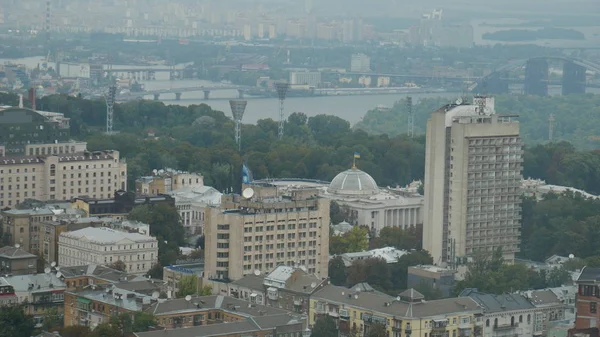 Kiev Ucrania Octubre 2018 Construcción Kiev Con Edificios Apartamentos Múltiples —  Fotos de Stock