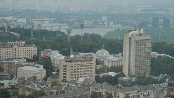 Kijów Ukraina Października 2018 Budynku Kijów Wielu Kamienic Widok Miasto — Zdjęcie stockowe