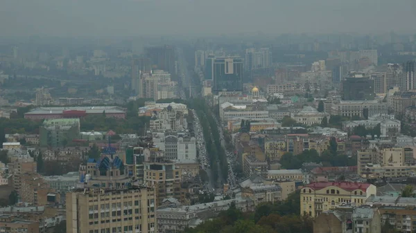 Kijów Ukraina Października 2018 Budynku Kijów Wielu Kamienic Widok Miasto — Zdjęcie stockowe