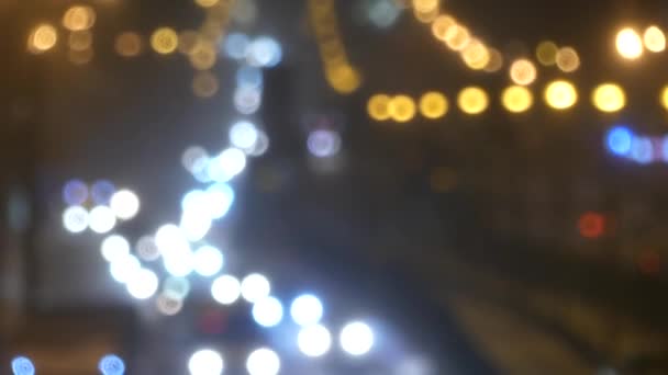 Luzes Azuis Carro Polícia Sinais Especiais Flashers Carro Especial Luzes — Vídeo de Stock