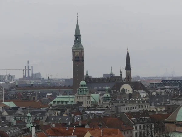 Panorama över staden. Vy över staden från en höjd. Historica — Stockfoto