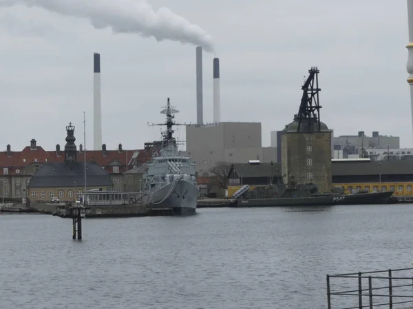 COPENHAGEN, DENMARK - MARCH 2019: View of the museum. Battle shi — Stock Photo, Image