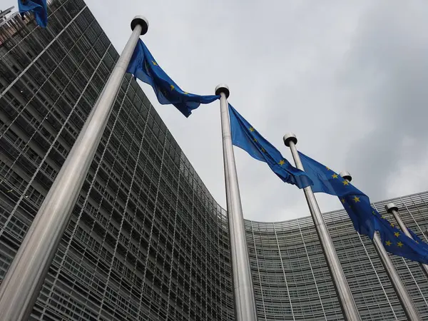 Bruselas, Bélgica - mayo 2019: Edificio de la Comisión Europea. Le B — Foto de Stock