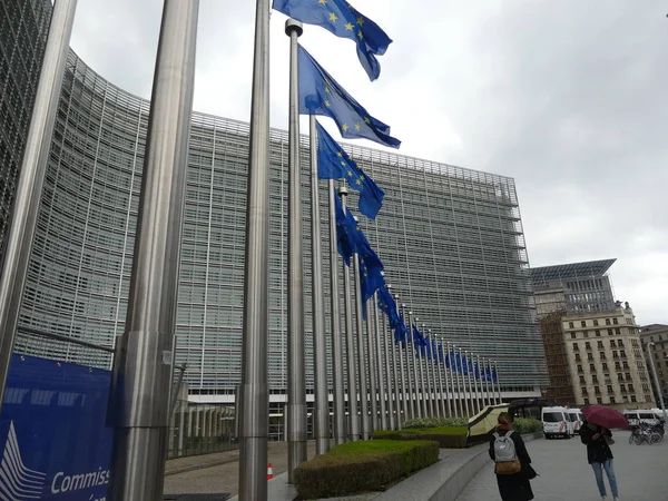 Bruselas, Bélgica - mayo 2019: Edificio de la Comisión Europea. Le B — Foto de Stock