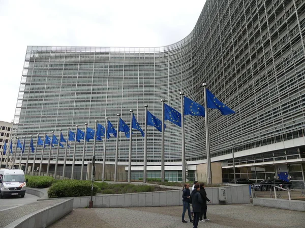 Brusel, Belgie – květen 2019: budova Evropské Komise. Le B — Stock fotografie