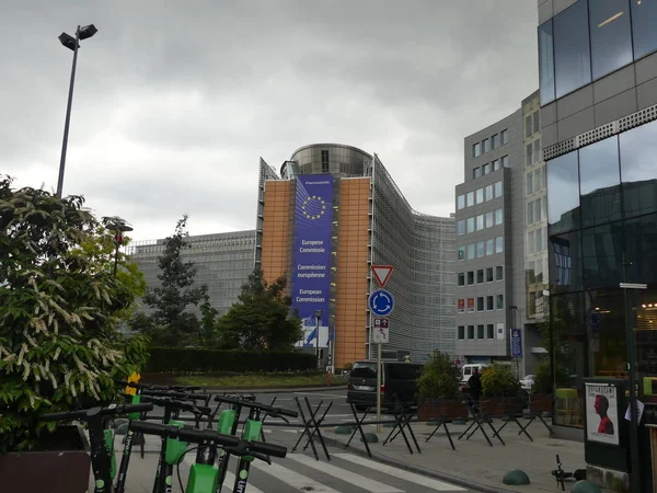Brussel, België-mei 2019: gebouw van de Europese Commissie. Le B — Stockfoto