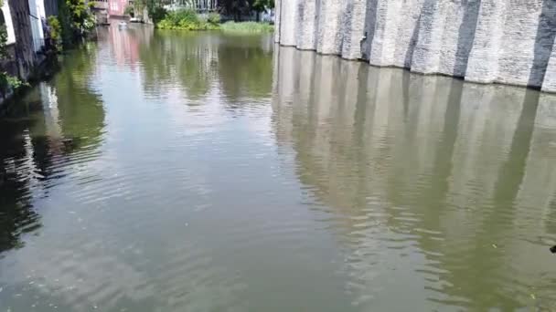 Ghent Belgien Mai 2019 Blick Auf Die Burg Der Grafen — Stockvideo