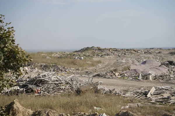 Київ, Україна, Європа-2019 вересня: полігон будівельного Мату — стокове фото