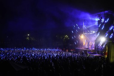 Kiev, Ukrayna, Avrupa - 15 Eylül 2019: Birçok seyirci