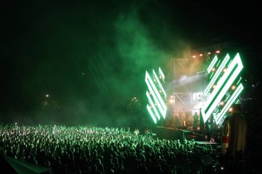 Kiev, Ukrayna, Avrupa - 15 Eylül 2019: Birçok seyirci