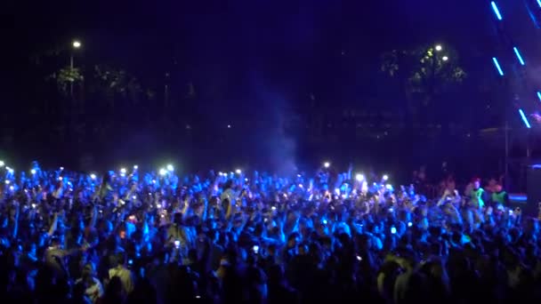 Kiew Ukraine Europa September 2019 Viele Zuschauer Vor Der Bühne — Stockvideo
