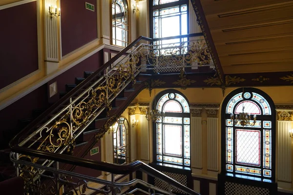 Bydgoszcz, Poland - September 2019：Interior of the lobby of an — 图库照片