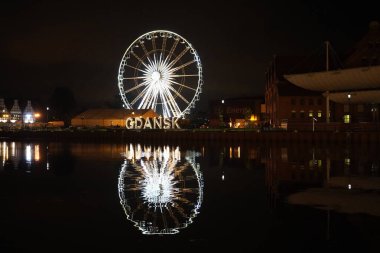 Dönme dolap. Dönme dolap t 'nin arka planında döner