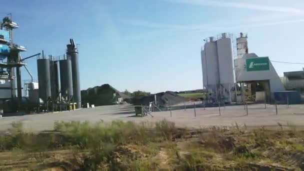 Bydgoszcz Gdansk Pologne Septembre 2019 Vue Fenêtre Voiture Sur Terrain — Video