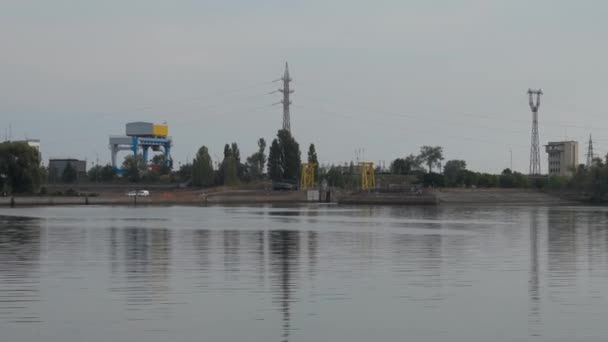 Vyshgorod Kiev Region Ukraine September 2020 Pleasure Motor Ship Passes — Stock Video