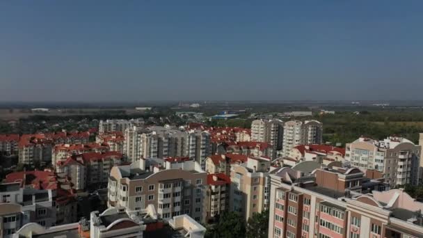 우크라이나 키예프 Sofievskaya Borshagovka 2020 공중에서 아파트 아파트 새로운 — 비디오