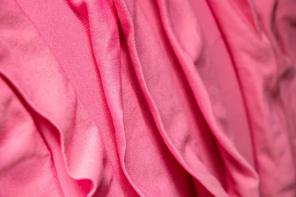 Rózsaszín Szövet Mint Egy Háttér Közelkép Háttér Textúrák Anyag — Stock Fotó