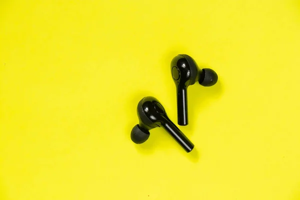 Music Wireless Headphones Isolated Background — Stock Photo, Image