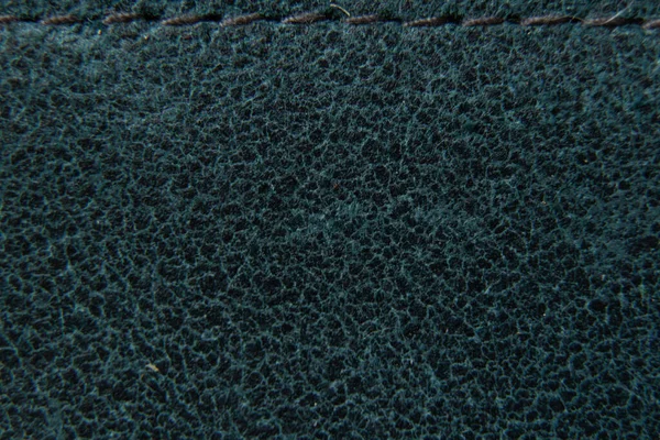 Black Genuine Leather Background Close — Stock Photo, Image