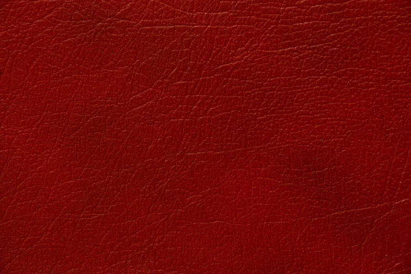 Cuoio Genuino Rosso Scuro Come Sfondo Vicino — Foto Stock