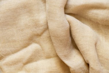 Arkaplan olarak buruşmuş kumaş ışığı