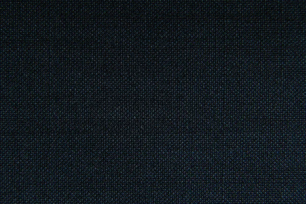 Plain Black Cotton Fabric Background Close — Stock Photo, Image