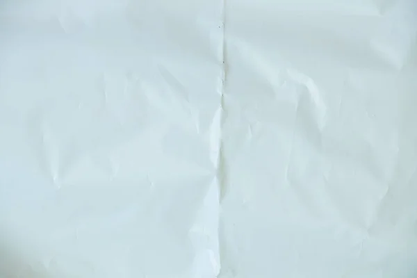 Fundo Branco Brilhante Crumpled Cor Sólida Closeup — Fotografia de Stock