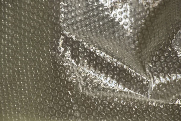 malların paketlenmesi için baloncuk plastik ambalajı yakın plan olarak