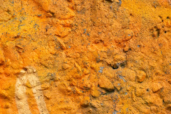Оранжевая Бетонная Стена Фон Крупным Планом — стоковое фото
