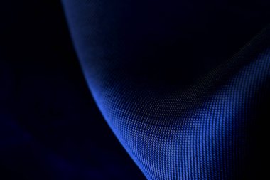 Koyu mavi ipek kumaş arkaplan, gradyanı yakın.