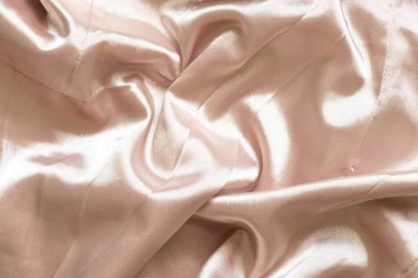 İncinin anası hafif ipek kumaş arkaplan buruşmuş.