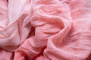 Arka plan olarak pembeleşmiş pembe eşarp