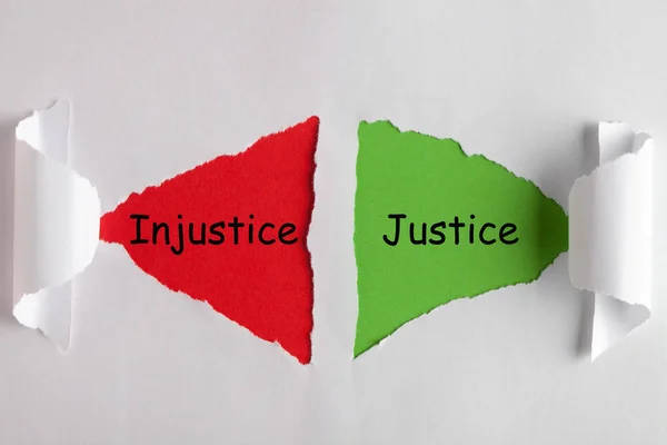 不正の正義の概念 — ストック写真