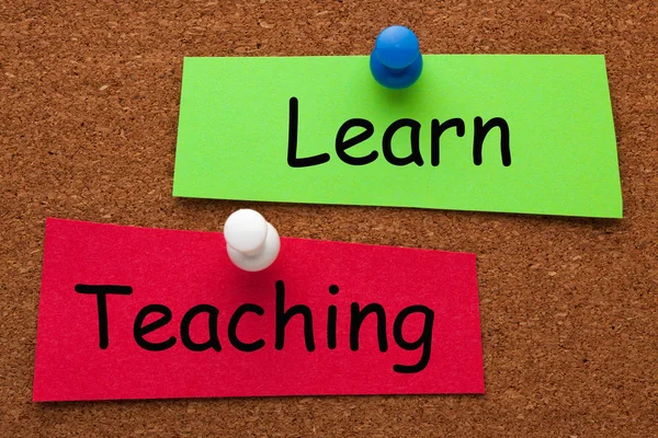 Aprender conceito de ensino — Fotografia de Stock