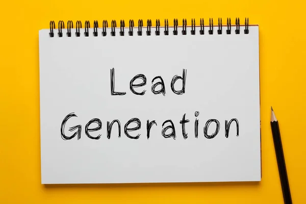 Lead generation koncept — Stockfoto