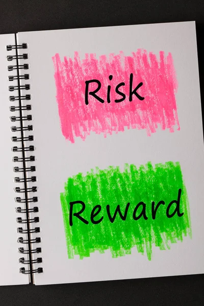 Pojęcie ryzyka nagrody — Zdjęcie stockowe