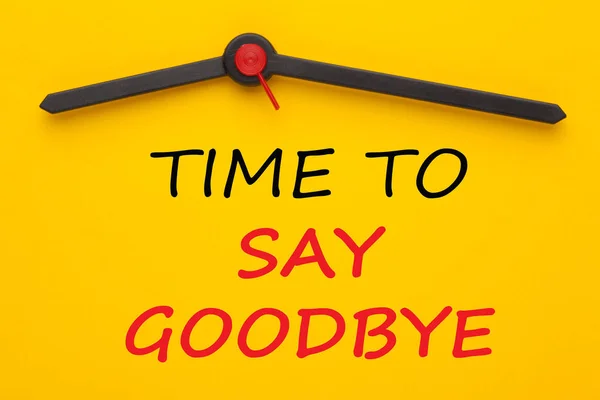 Time to Say Goodbye — Stock Photo, Image