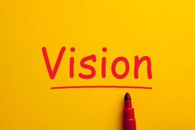 Vizyon kavramı kelime